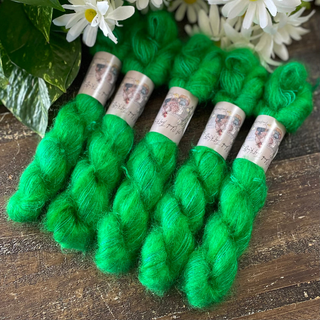 Mini Mohair Hand-dyed Yarn – Multiple Colors