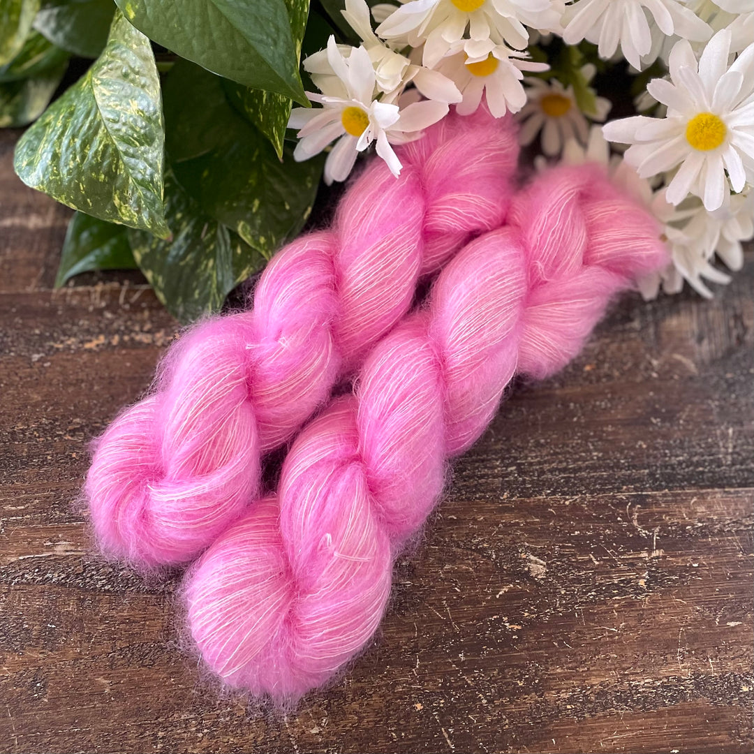 "Hello Gorgeous!" Kidsilk Mohair Hand-dyed Yarn