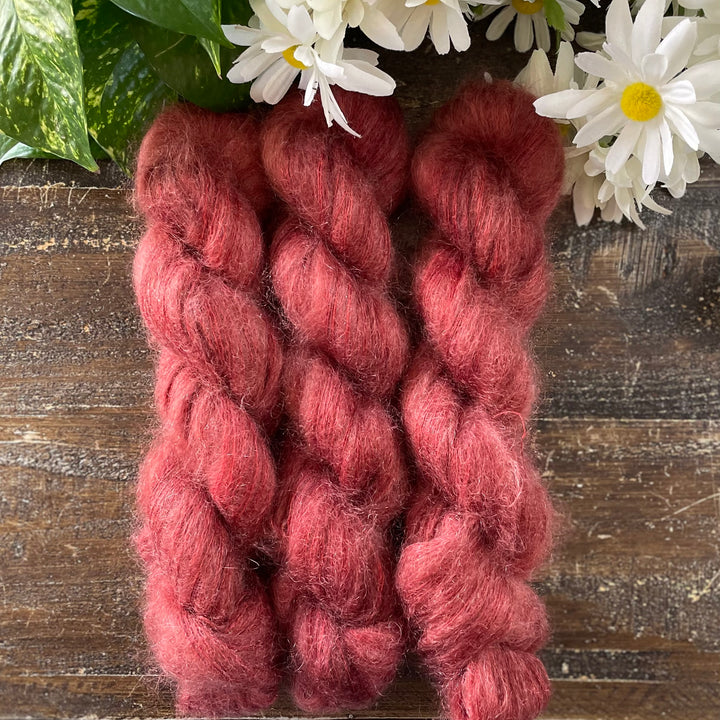 "Sienna" Kidsilk Mohair Hand-dyed Yarn