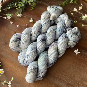 "Flights of Fancy"  Merino Cotton 50/50 Hand-dyed Yarn