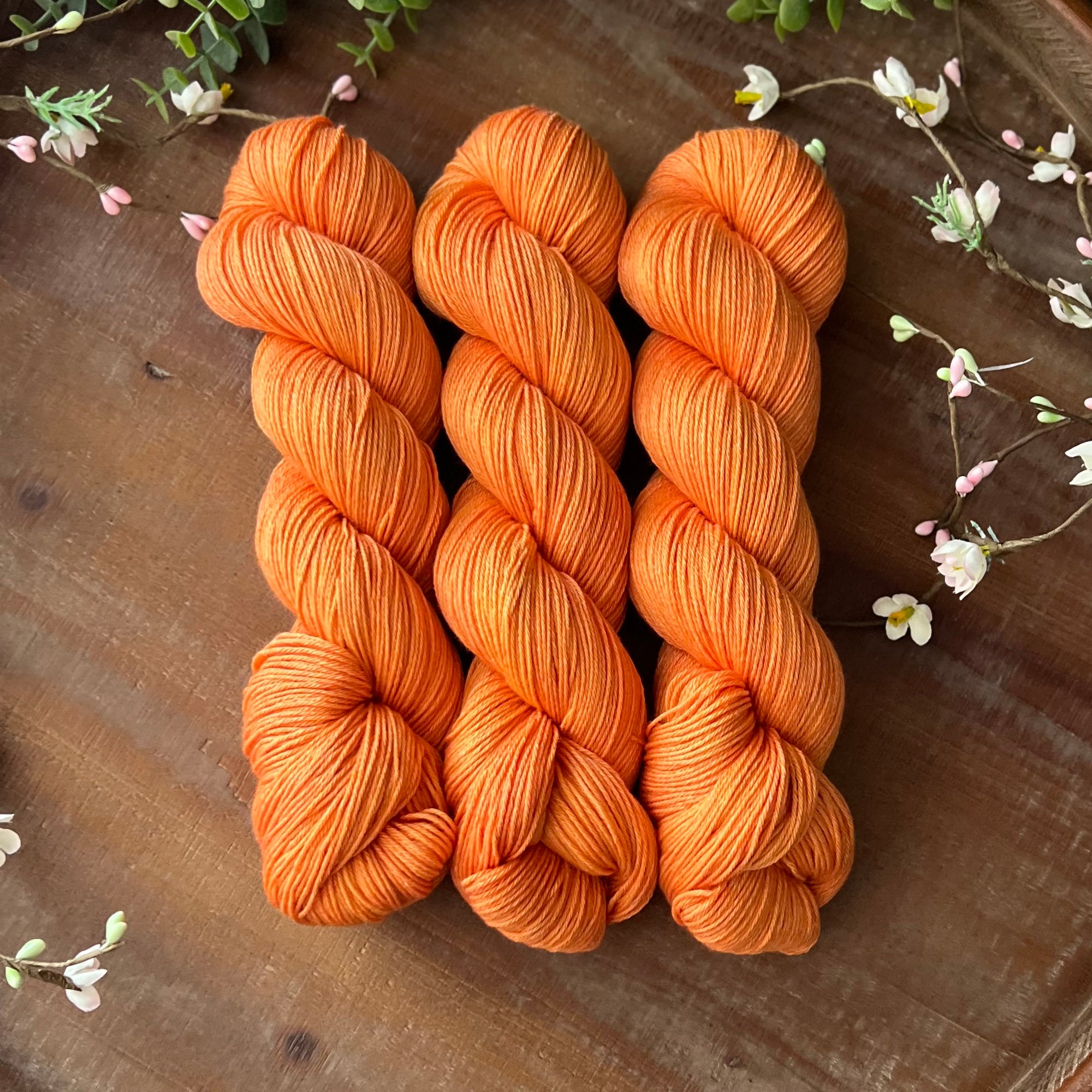 "Monarch" Merino Cotton 50/50 Hand-dyed Yarn
