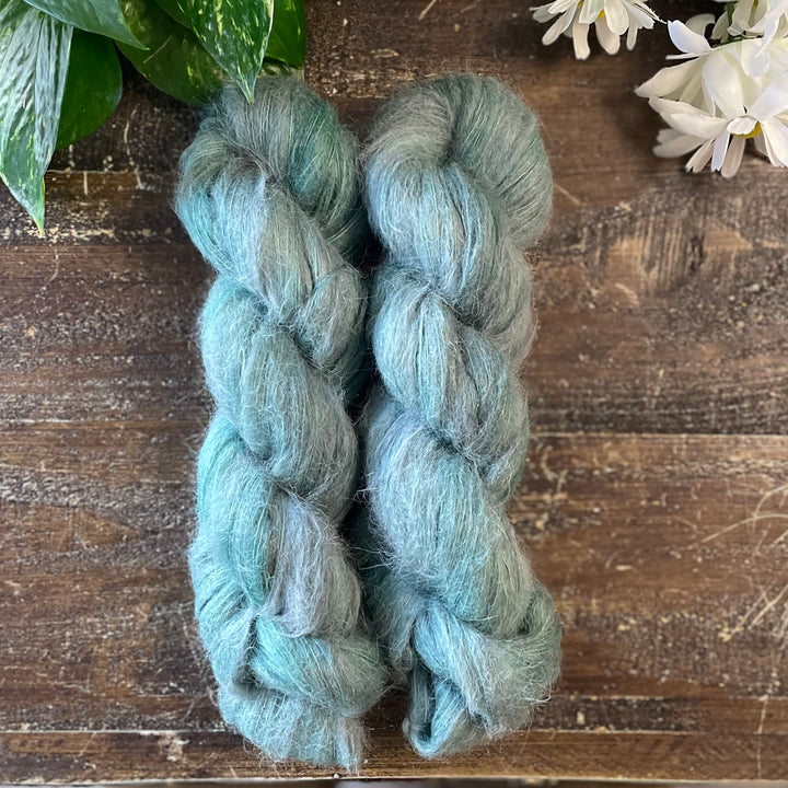 "Sage" Suri Alpaca Hand-dyed Yarn