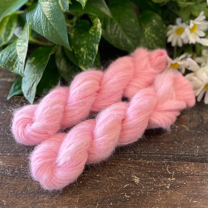 "Ballet Bliss" Suri Alpaca Hand-dyed Yarn