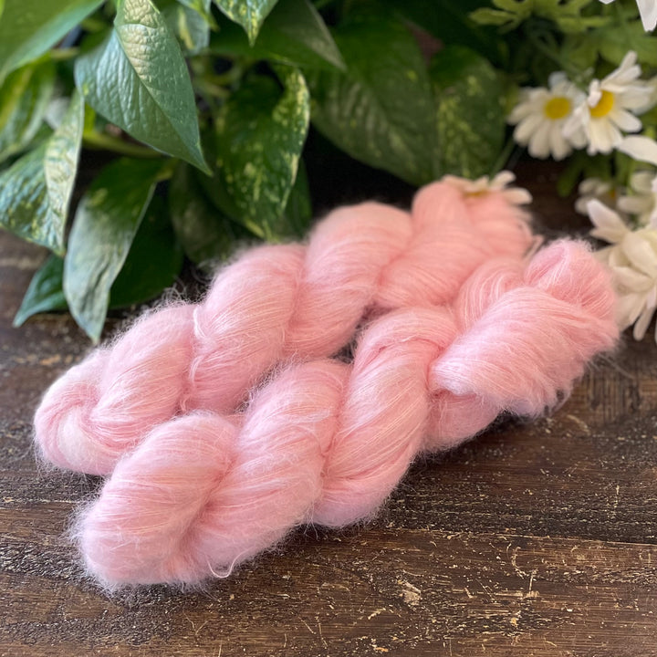 "Ballet Bliss" Suri Alpaca Hand-dyed Yarn