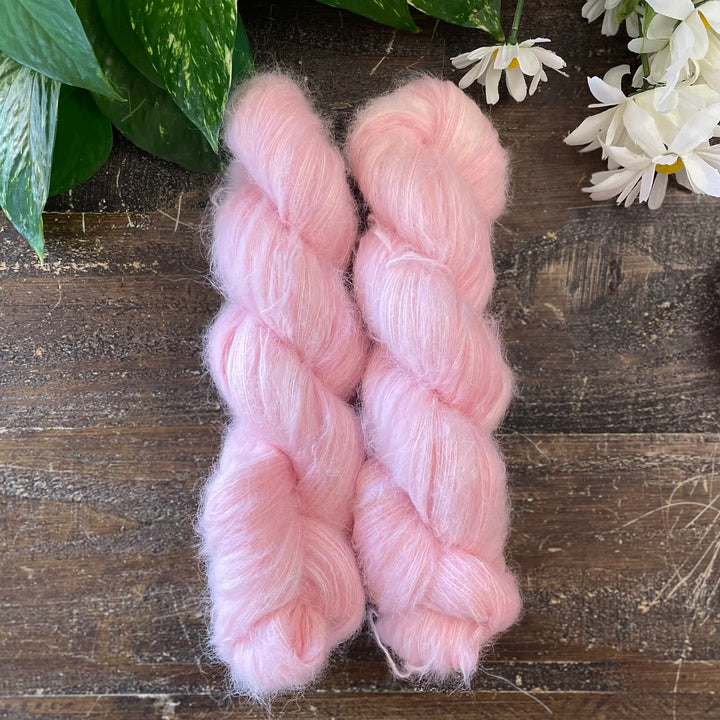 "Ballet Bliss" Suri Alpaca Hand-dyed Yarn