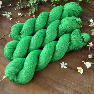 "Shamrock" Merino Cotton 50/50 Hand-dyed Yarn