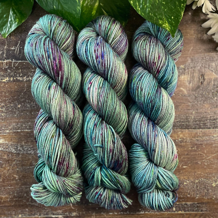 "Lily Pond" Hand-dyed Yarn - Worsted