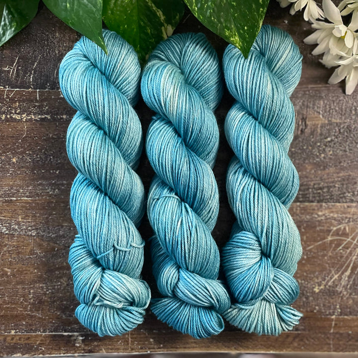 "Sea Mist" Hand-dyed Yarn - Worsted
