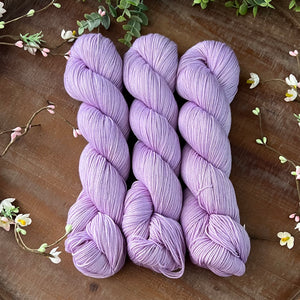 "Iris" Merino Cotton 50/50 Hand-dyed Yarn