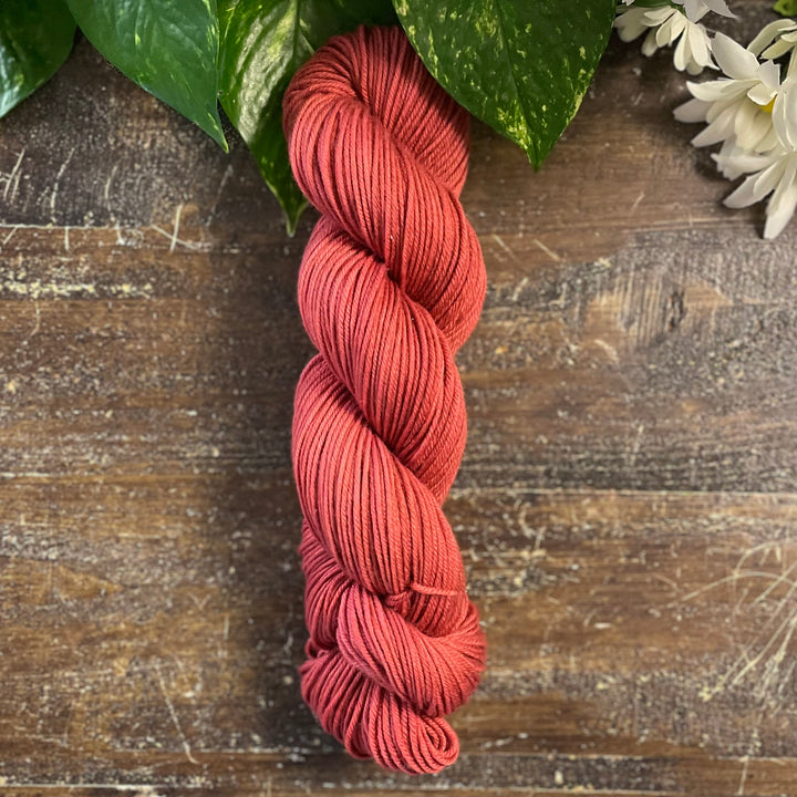 "Rust"  Hand-dyed Yarn - Merino DK