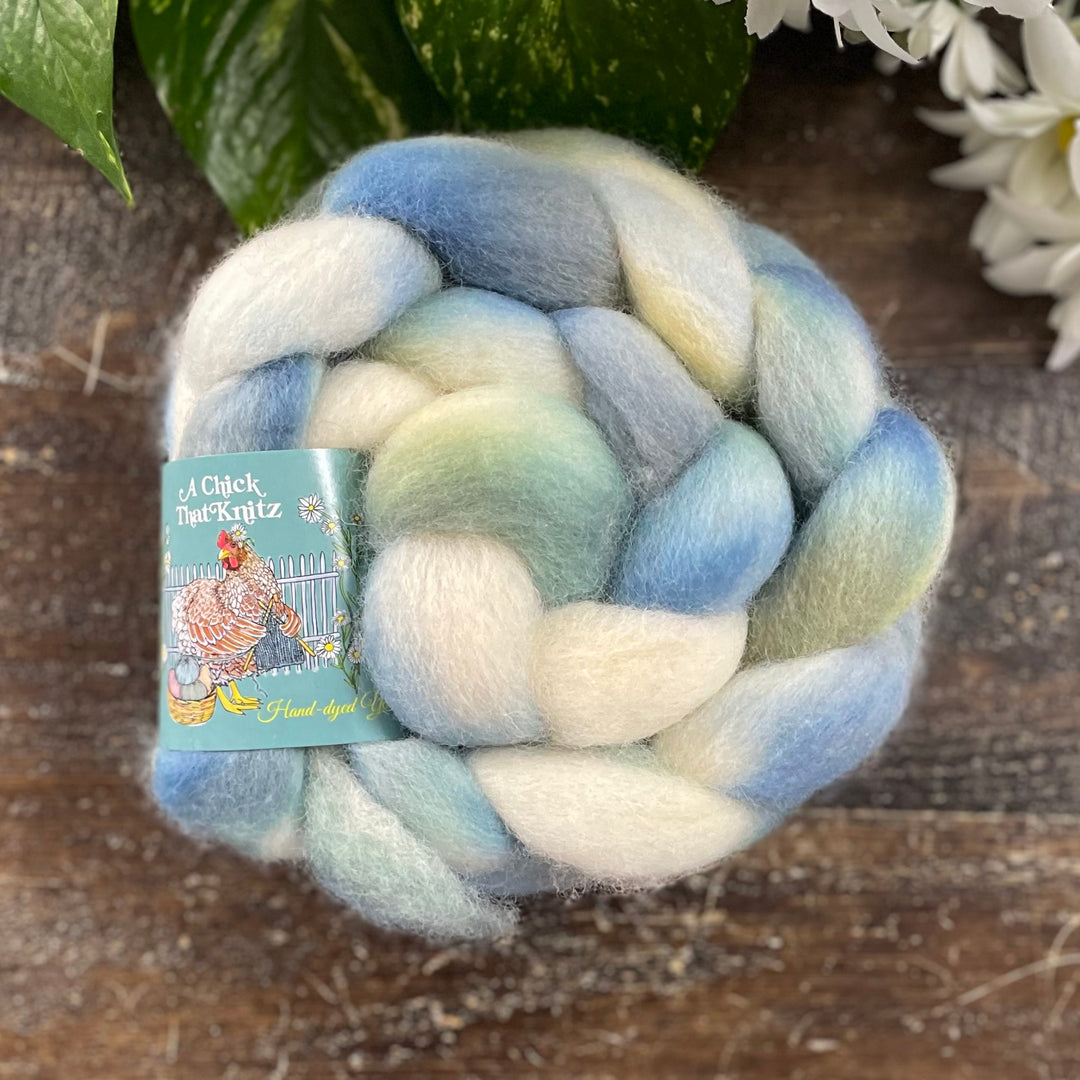 Corriedale Hand-Dyed Roving - Multiple Colors