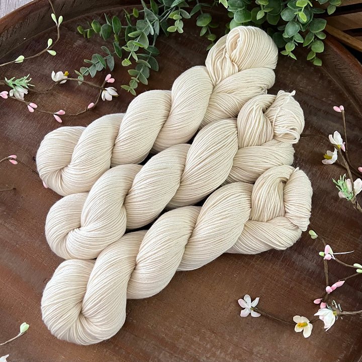 "Pearl" Merino Cotton 50/50 Hand-dyed Yarn