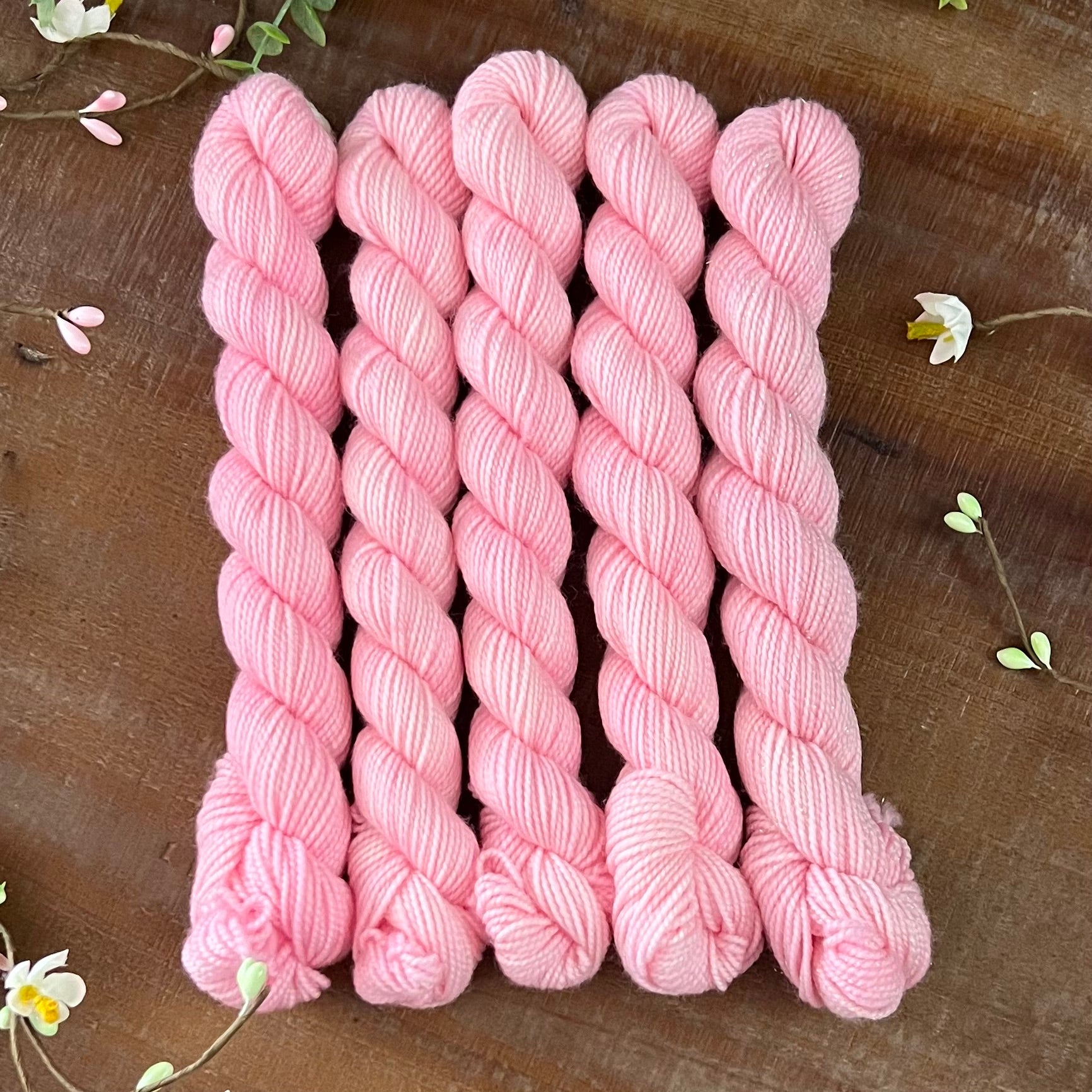 "Bubble Gum" Mini Sock Hand-dyed Yarn