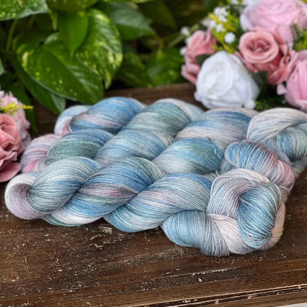 "Marie Antoinette" Merino/Bamboo Fingering Hand-dyed Yarn