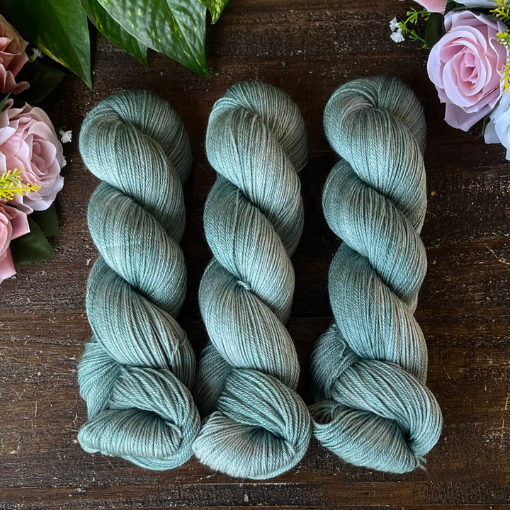 "Clary Sage" Merino/Bamboo Fingering Hand-dyed Yarn