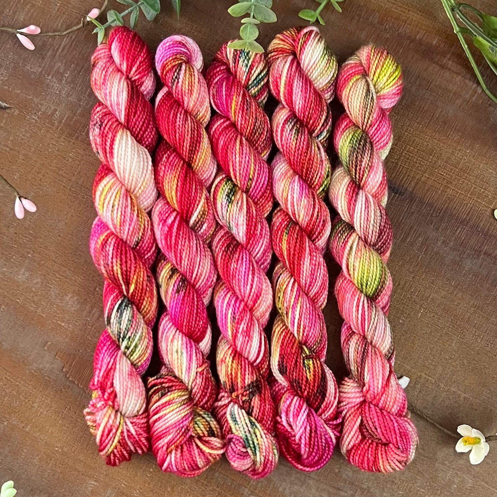 "Blossom" Mini Sock Hand-dyed Yarn