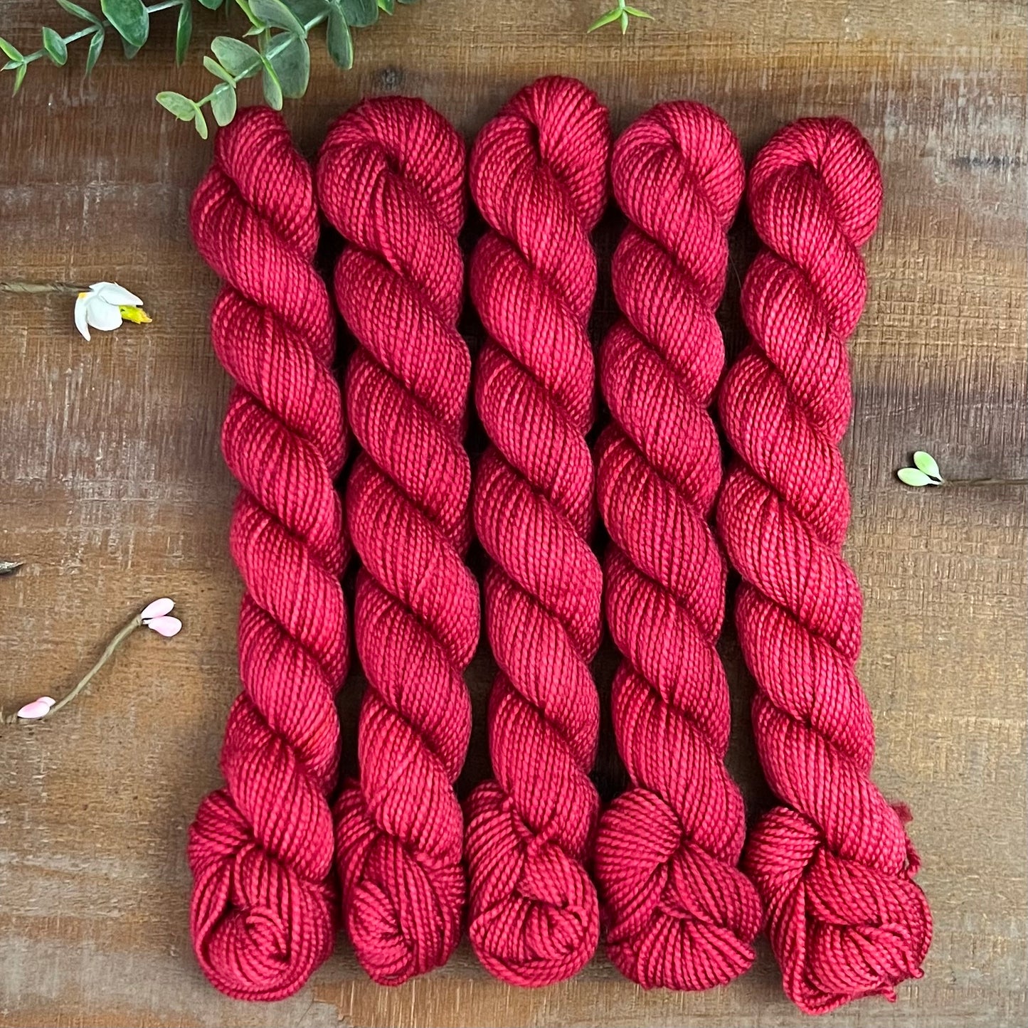 "Spiced Apple" Mini Sock Hand-dyed Yarn