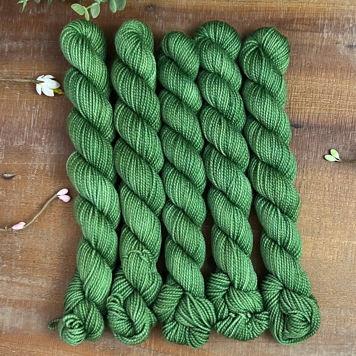 "Shamrock." Mini Sock Hand-dyed Yarn