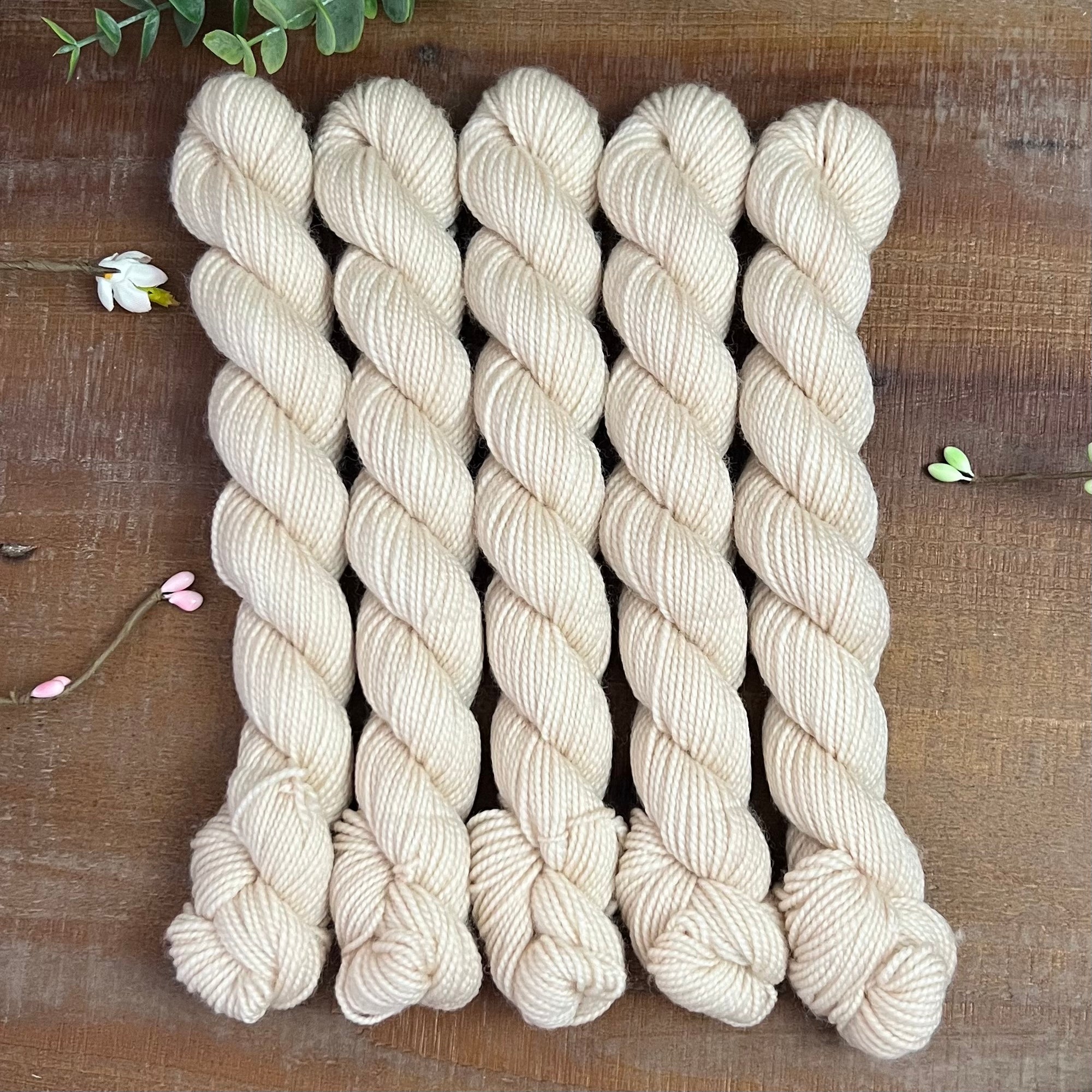 "Mushroom" Mini Sock Hand-dyed Yarn