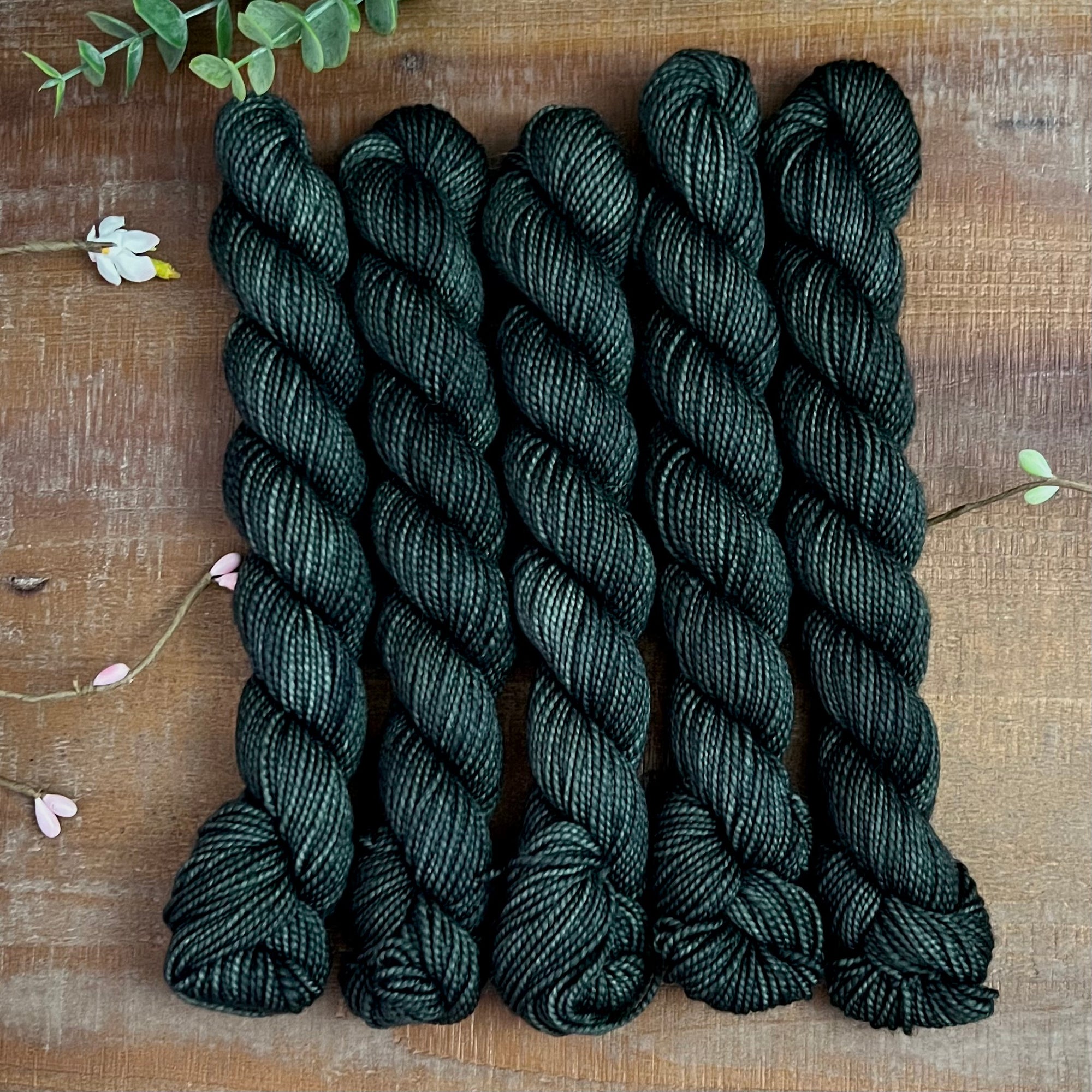 "Sealskin" Mini Sock Hand-dyed Yarn