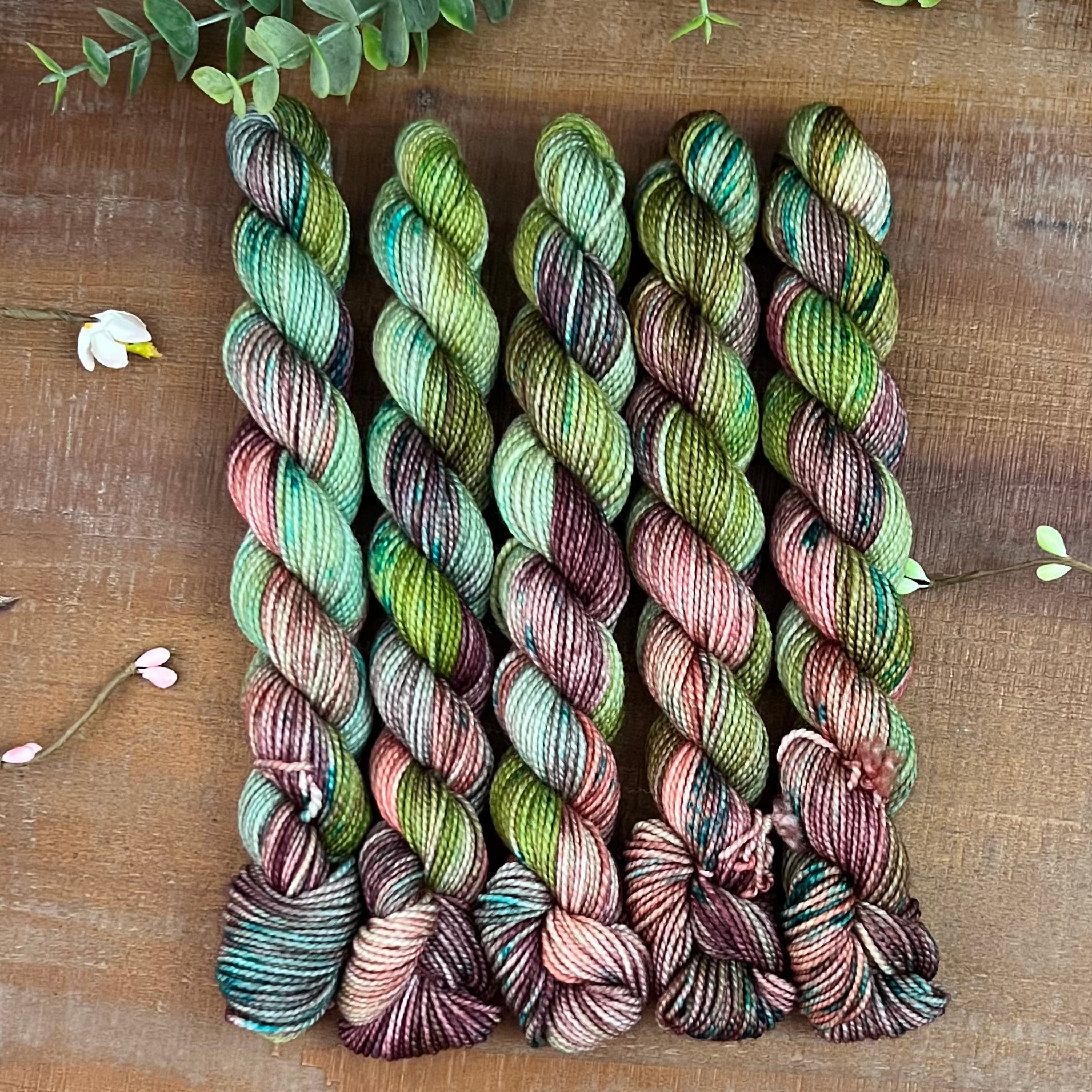 "Succulent" Mini Sock Hand-dyed Yarn