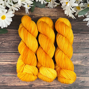 "Marigold" Hand-dyed Yarn