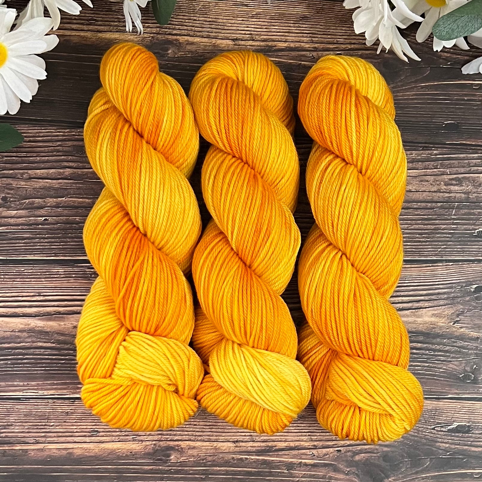 "Marigold" Hand-dyed Yarn