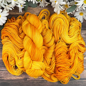 "Marigold" Hand-dyed Yarn