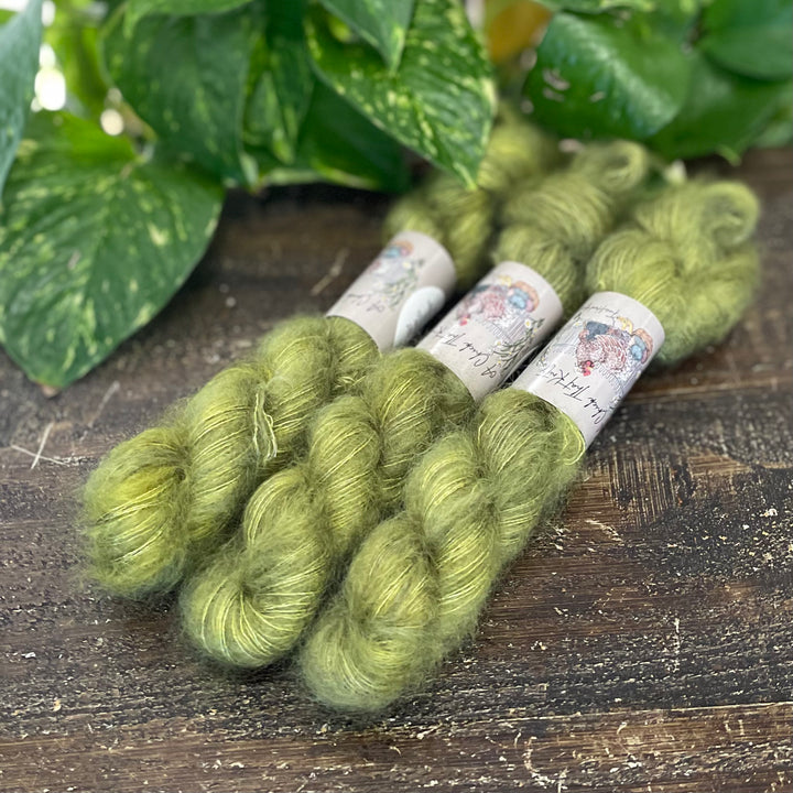 Mini Mohair Hand-dyed Yarn – Multiple Colors