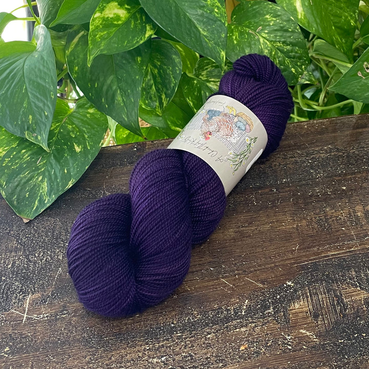 "Eggplant" Hand-dyed Yarn