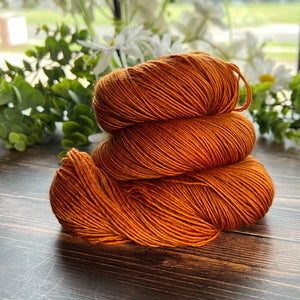 "Pumpkin Spice" Hand-dyed Yarn