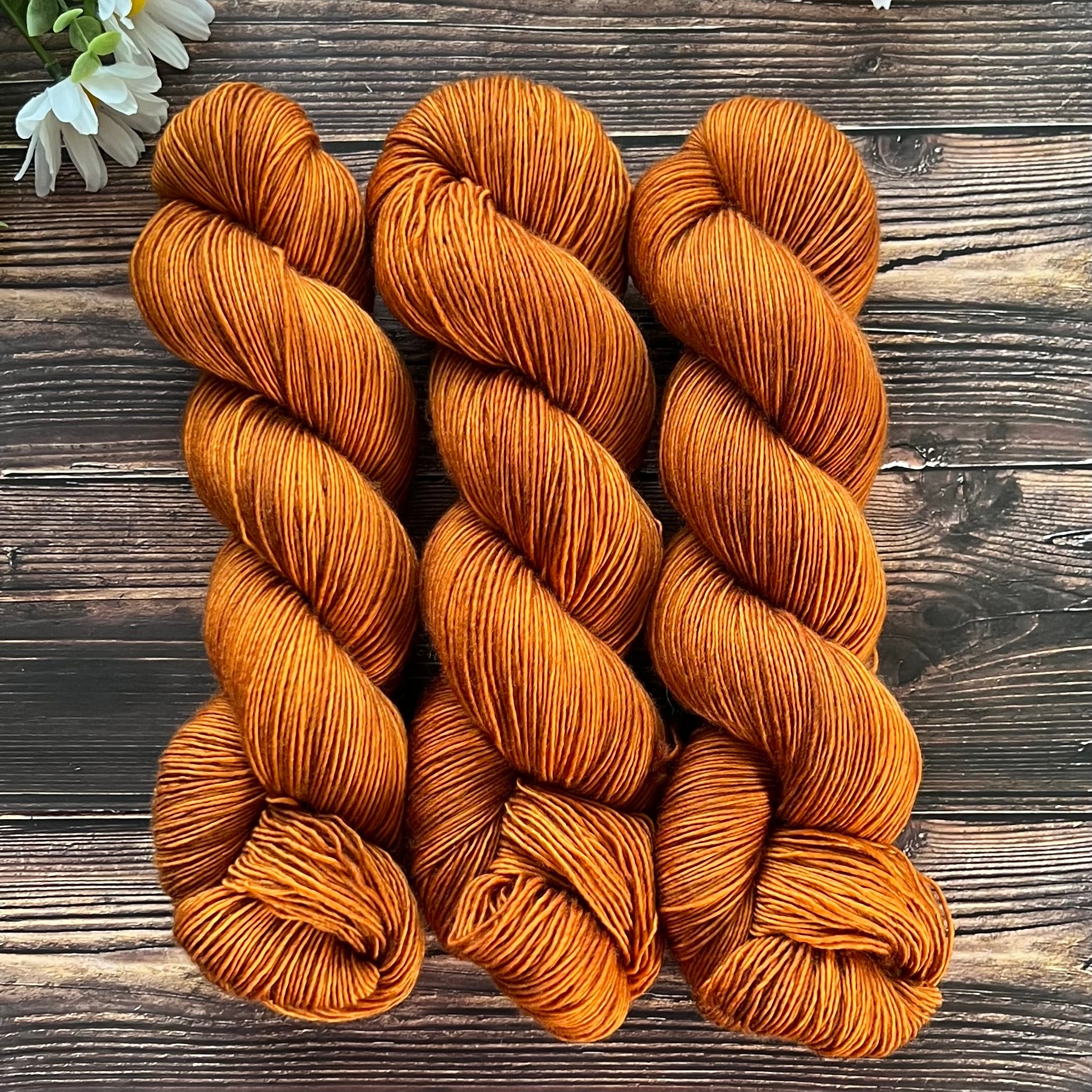 "Pumpkin Spice" Hand-dyed Yarn