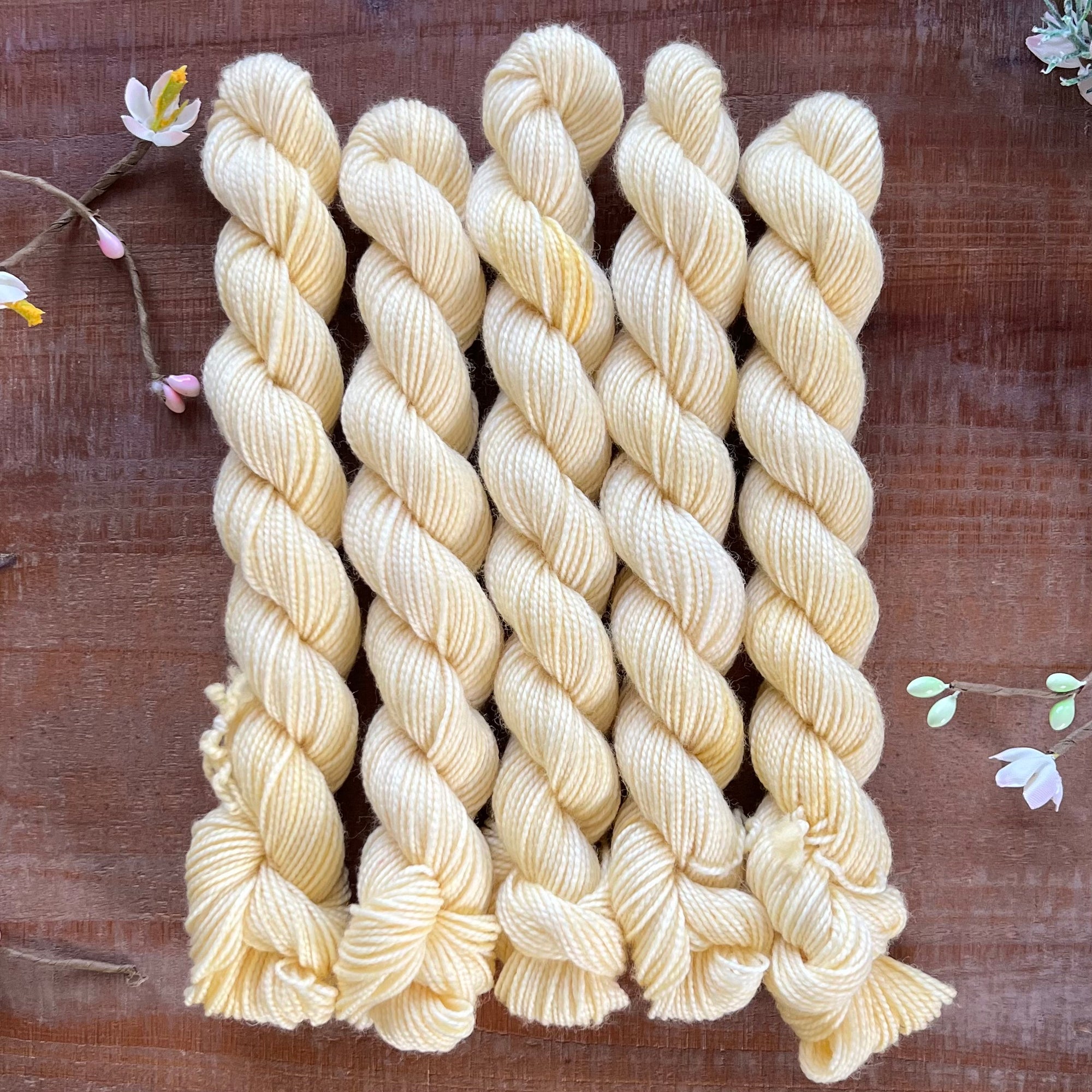 "Yellow Rose" Deluxe Mini Hand-dyed Yarn
