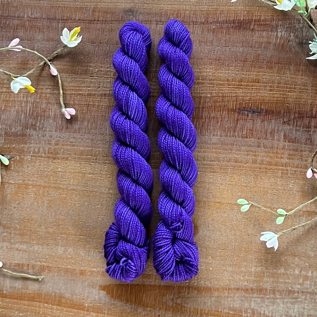 "Hopelessly Devoted" Deluxe Mini Hand-dyed Yarn
