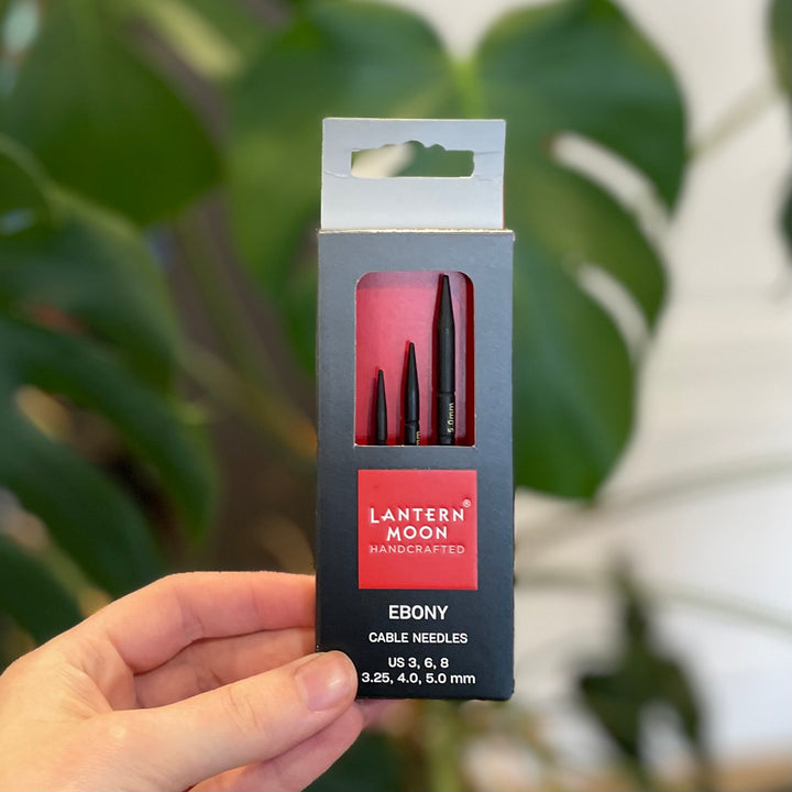 Lantern Moon Ebony Cable Needles