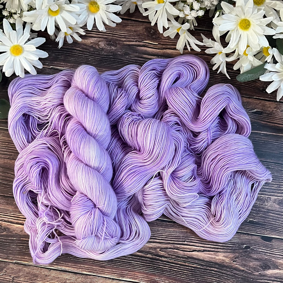 "Lilac" Hand-dyed Yarn