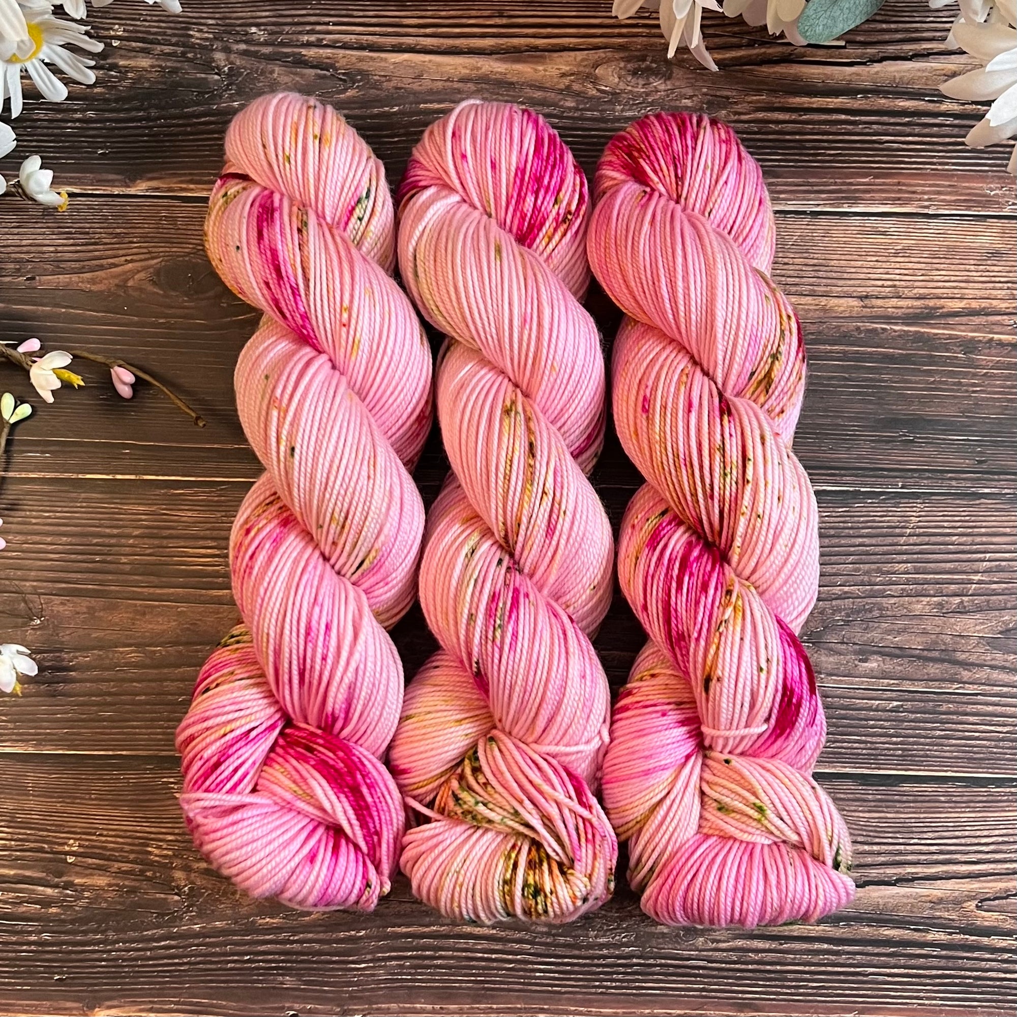 "Pink Everyday" Hand-dyed Yarn