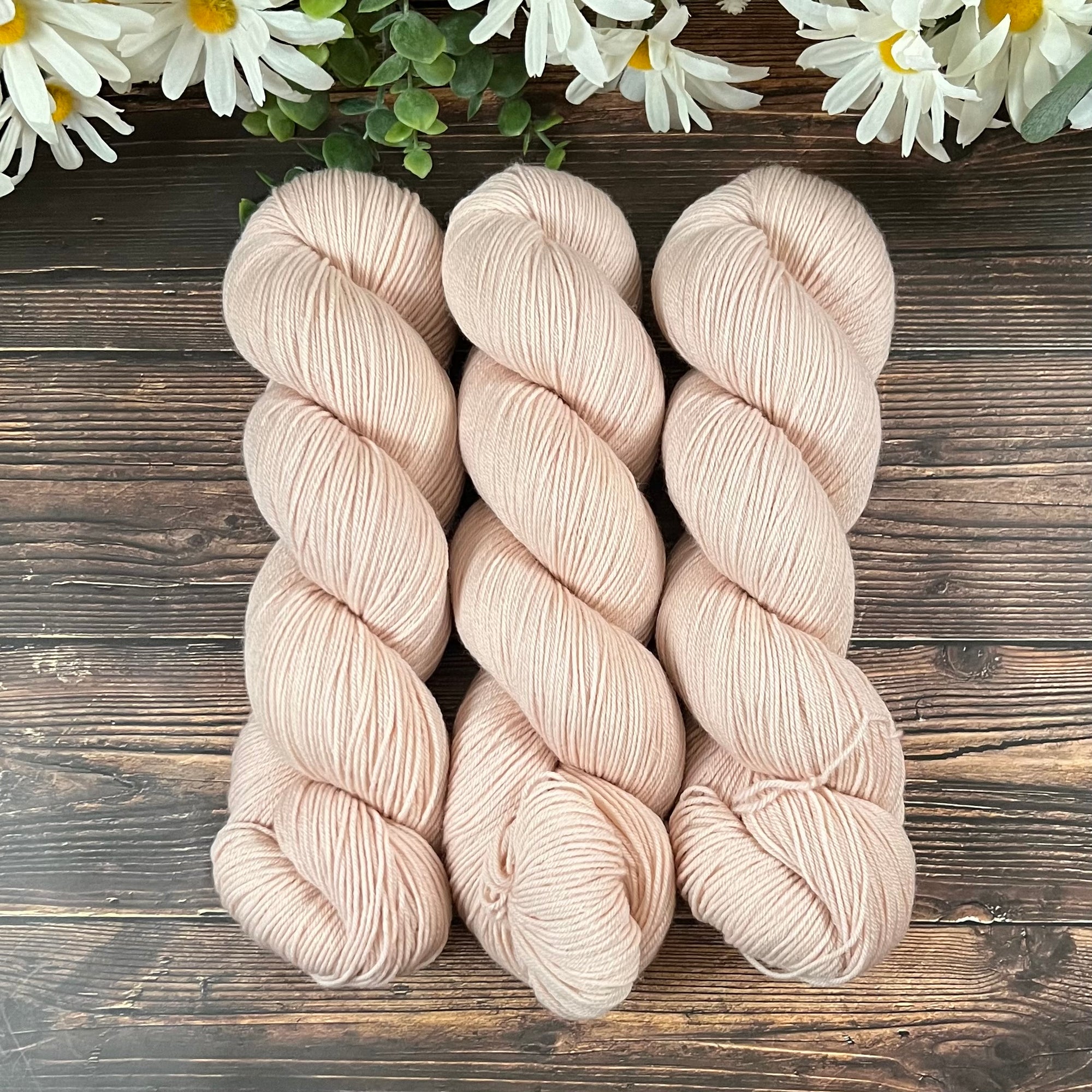 "Seashells" Organic Sock Hand-dyed Yarn