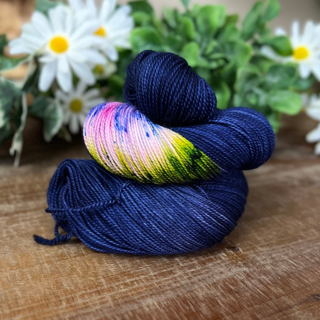 "Wildflowers" Assigned Pooling Hand-dyed Yarn