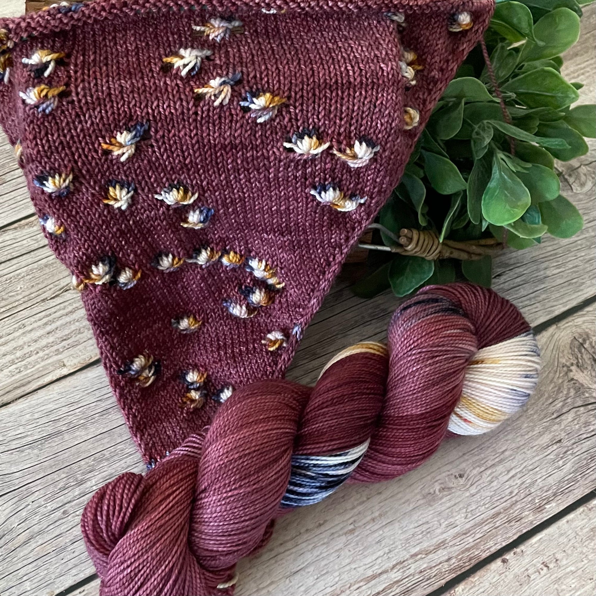 "Fall Drives" Hand-dyed Yarn
