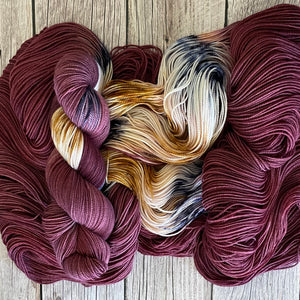 "Fall Drives" Hand-dyed Yarn