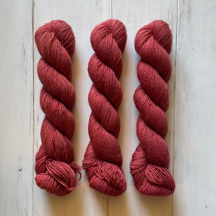 "Rust" Singles Fingering 50gm Hand-Dyed Yarn