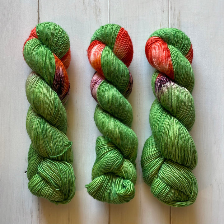 "Bird of Paradise" Assigned Pooling Hand-Dyed Yarn