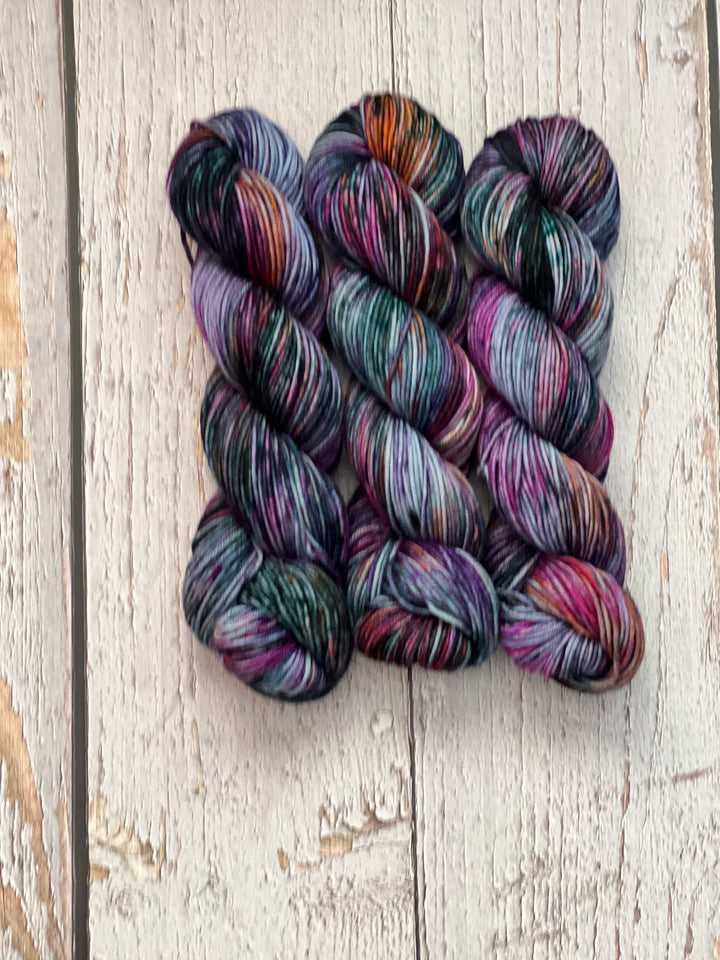 "Galaxy Quest" Merino DK Hand-dyed Yarn