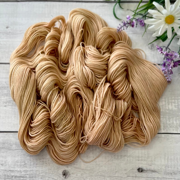 "Sands of Time" Deluxe Sparkle Fingering Hand-dyed Yarn