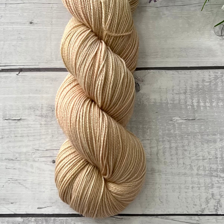 "Sands of Time" Deluxe Sparkle Fingering Hand-dyed Yarn