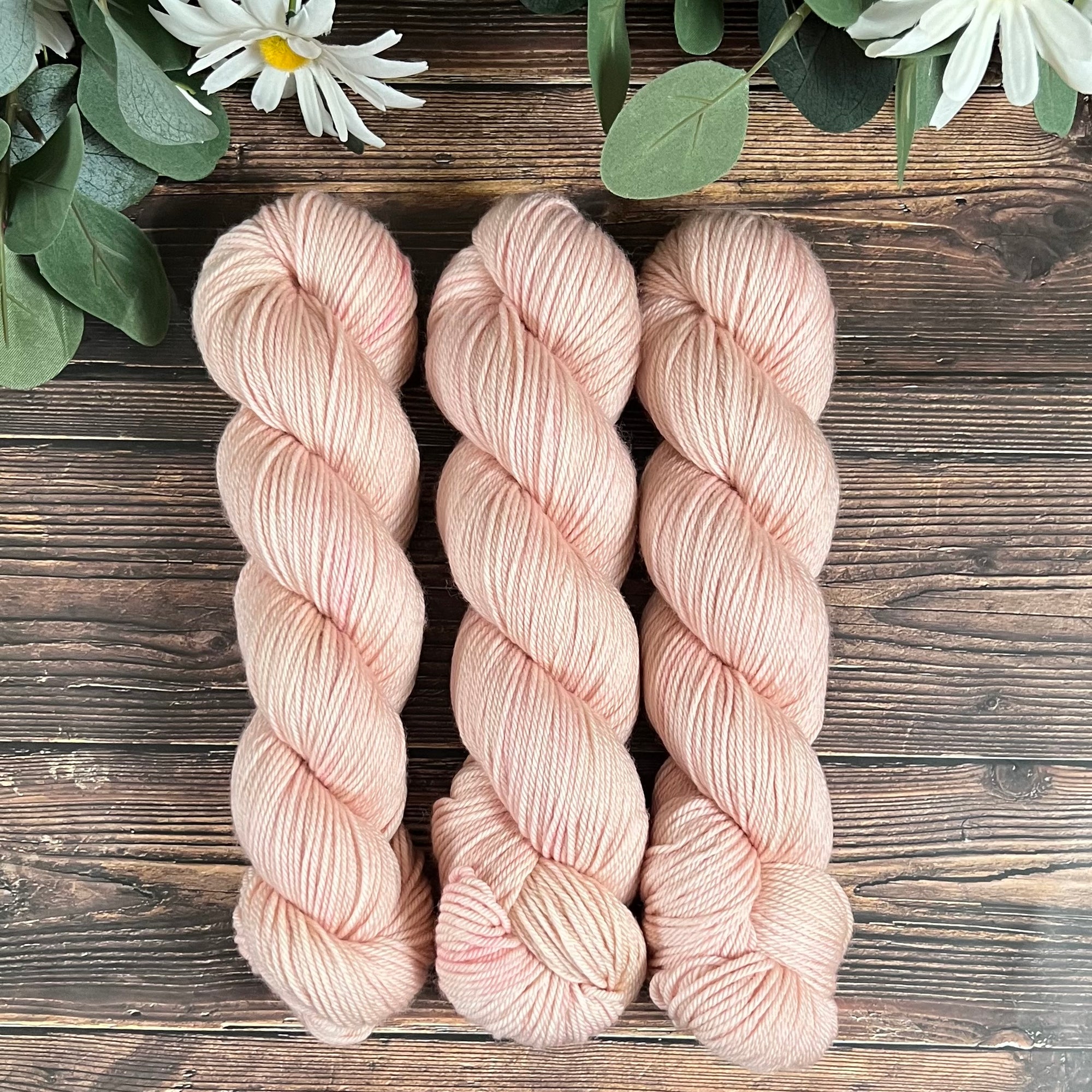 "Seashells" - Worsted (Discontinued Base) Hand-dyed Yarn