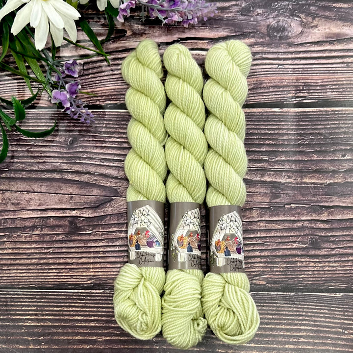 "Easter Egger Green" Mini Sock Hand-dyed Yarn