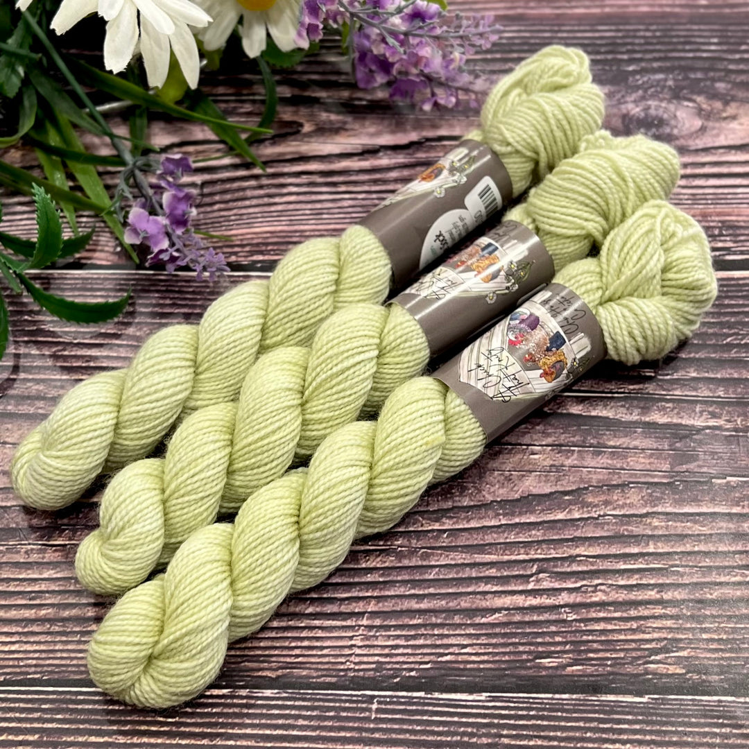 "Easter Egger Green" Mini Sock Hand-dyed Yarn