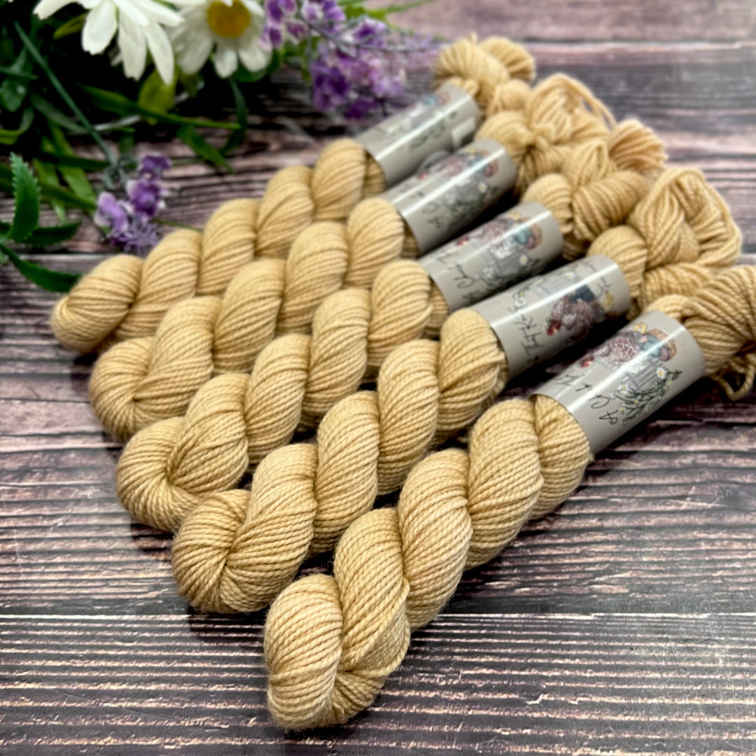 "Sand Castle" Mini Sock Hand-dyed Yarn